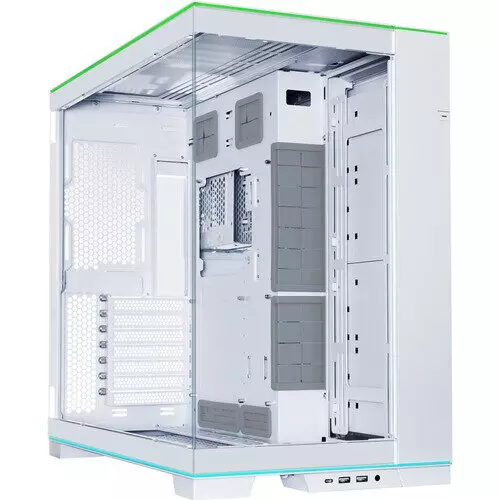 Lian Li 011 Dynamic EVO RGB ATX Mid-Tower Gaming Case - White