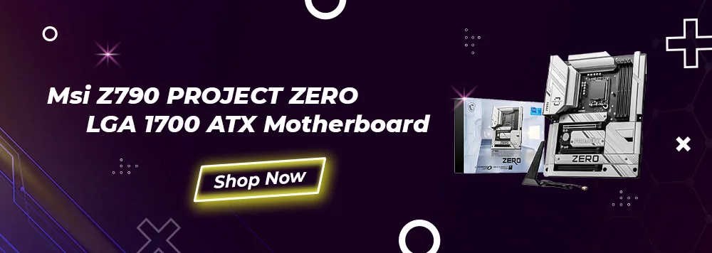 MSI Project Zero Z790 Motherboard Banner