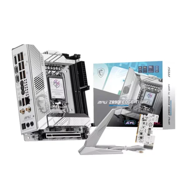 Msi MPG Z890I Edge Ti WiFi LGA 1851 Mini-ITX Motherboard - White