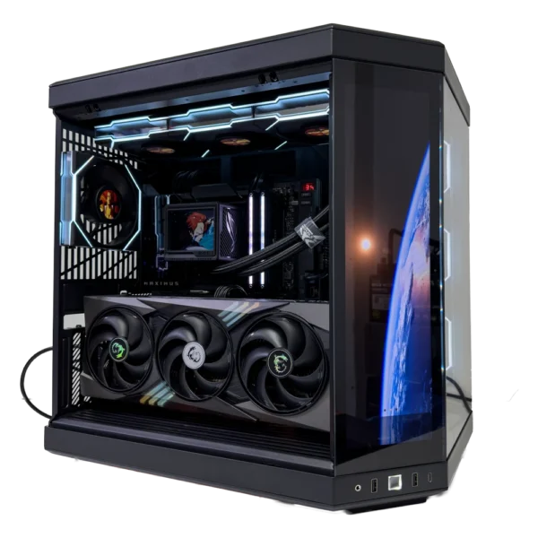 Grim Gaming PC (Intel Core Ultra 9 285K CPU, RTX 5090 OC 32GB GPU, 96GB RAM)