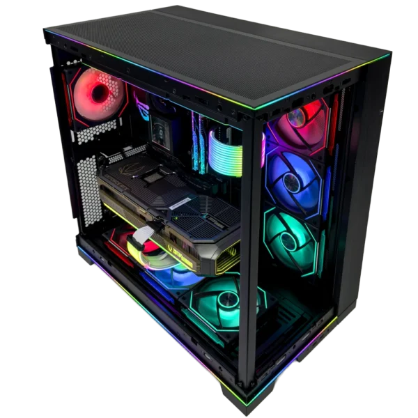 PhoenixEdge Gaming PC (AMD Ryzen 7 9800X3D CPU, RTX 5080 16GB GPU, 32GB RAM)