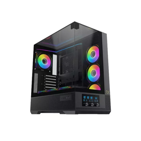 Xigmatek Vision ARGB Mid-Tower E-ATX Gaming Case - Black​