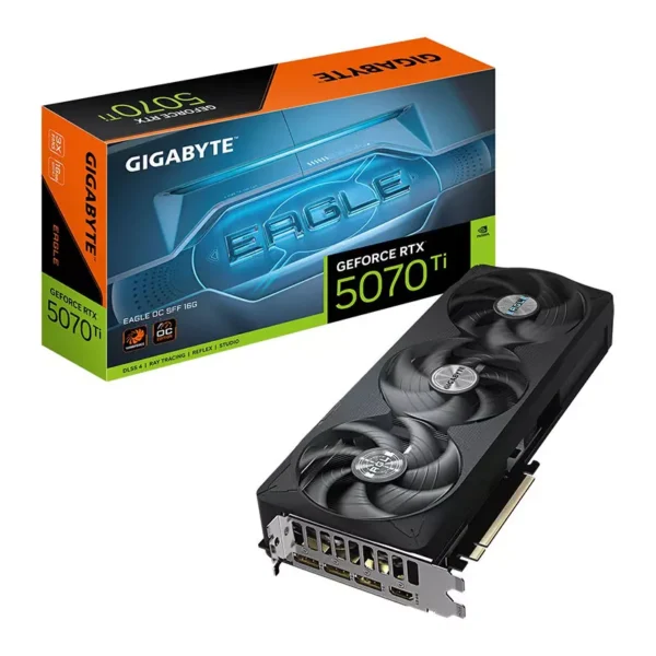 Gigabyte NVIDIA GeForce RTX 5070 Ti Eagle OC SFF 16GB GDDR7 Graphics Card, DLSS 4