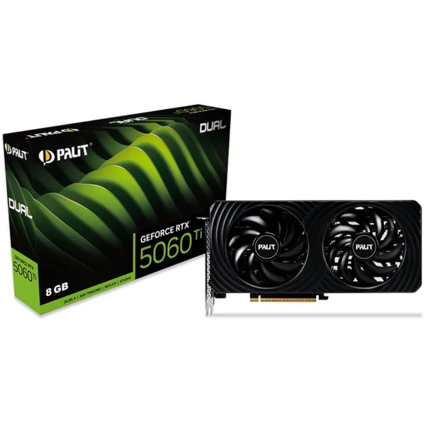 Palit GeForce RTX 5060 Ti Dual 8GB GDDR7 Graphics Card, DLSS 4