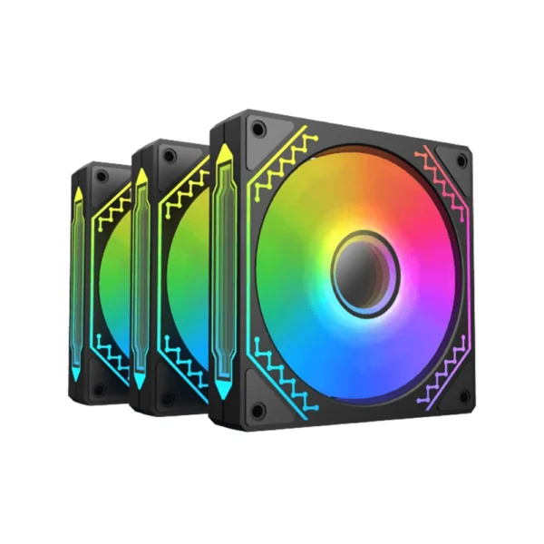 Xigmatek Starz Pro 120mm Triple Pack Fan - Black | EN42096