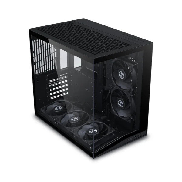 LIAN LI O11D MINI V2 FLOW Tempered Glass ATX Case > Black