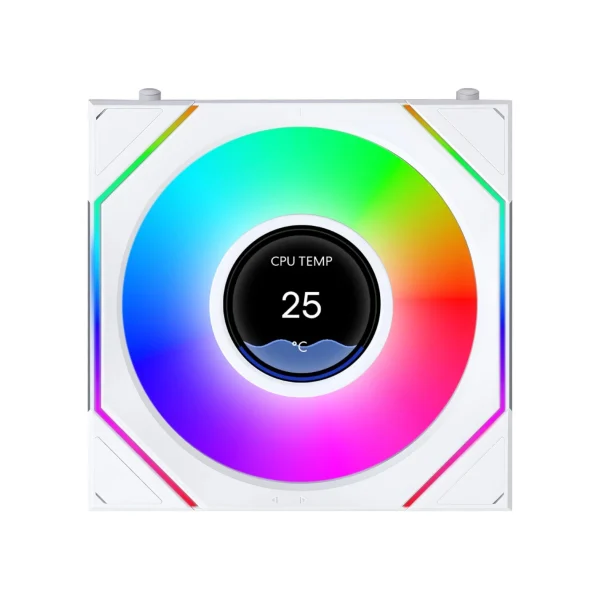 Lian-Li UNI FAN SL-INF LCD FLEX 120mm Single Case Fan > White