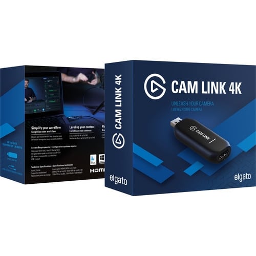 Elgato Cam Link 4K Record or Stream Capture Device | 10GAM9901