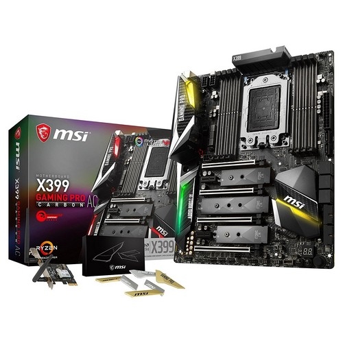 MSI X399 GAMING PRO CARBON AC TR4 AMD X399 ATX AMD Motherboard