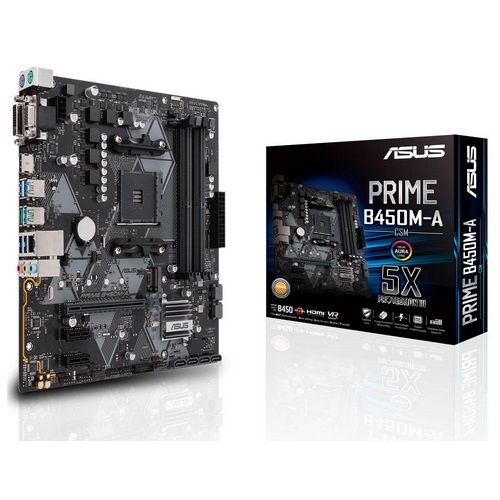 ASUS Prime B450M-A/CSM AMD Ryzen 2 AM4 DDR4 Micro-ATX Motherboard