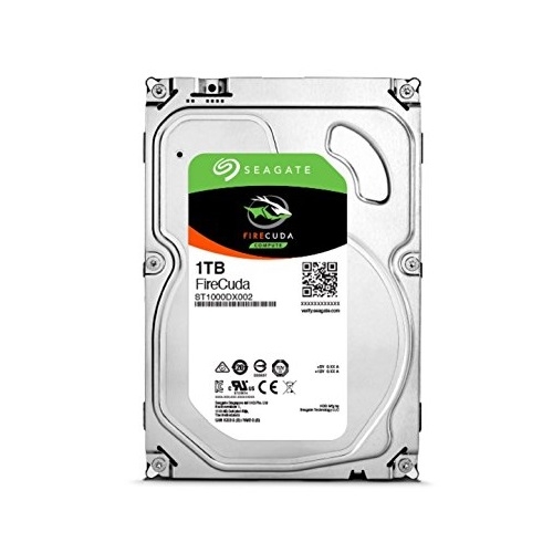 Seagate 1TB FireCuda Gaming SSHD (Solid State Hybrid Drive) - 7200 RPM SATA 6Gb/s 64MB Cache 3.5-Inch Hard Drive | ST1000DX002