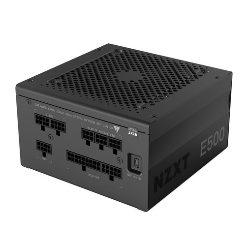 NZXT E500 Fully Modular 500 Watts 80 Plus Gold Power Supply with Digital Monitoring | E500