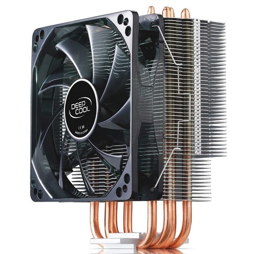 DEEPCOOL GAMMAXX 400 CPU Cooler 4 Heatpipes 120mm PWM Fan with Red LED - Elite Edition | DP-MCH4-GMX400RD