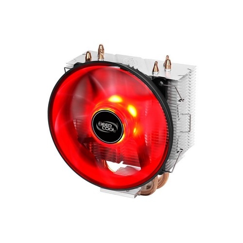 DEEPCOOL GAMMAXX 300R-CPU Cooler 3 Direct Contact Heat Pipes 120mm Red LED PWM Fan (AM4 Compatible) | DP-MCH3-GMX300RD