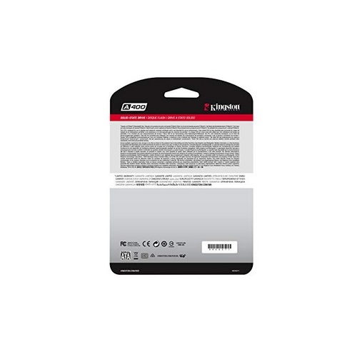 Kingston A400 SSD 240GB SATA 3 2.5” Solid State Drive | SA400S37/240G