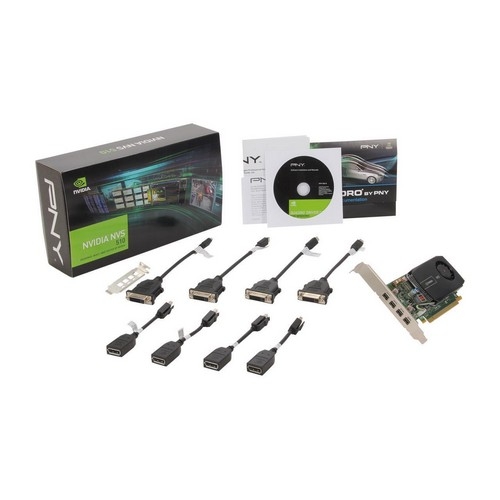 PNY NVIDIA Quadro NVS 510 2GB GDDR3 Gaming Graphics Card