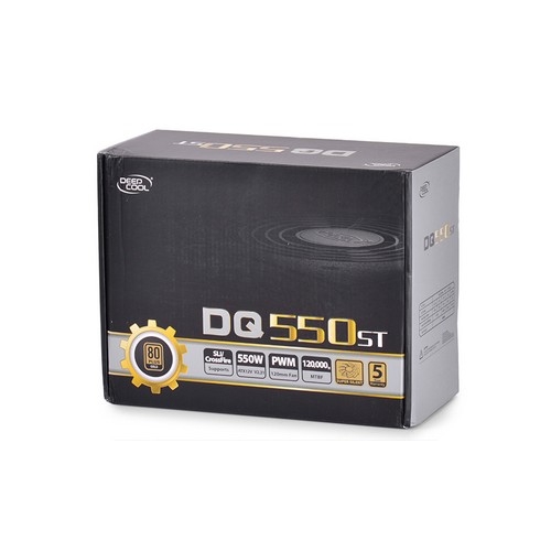 DeepCool DQ550ST 550W 80 PLUS® GOLD certified  TRUE 550 Watts | DP-GD-DQ550ST