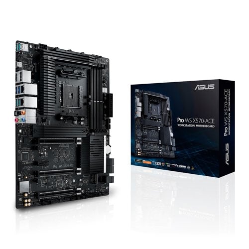 Asus AMD Ryzen X570 Pro WS X570-ACE X570 AM4 DDR4 ATX Motherboard