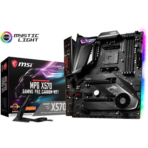 MSI MPG X570 Gaming PRO Carbon WiFi AMD AM4 ATX Motherboard