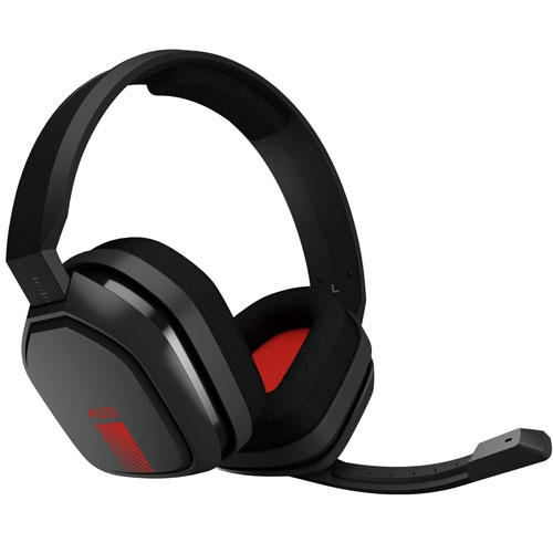 Astro A10 Wired Gaming Headset Gray / Red - All Devices | 939-001530