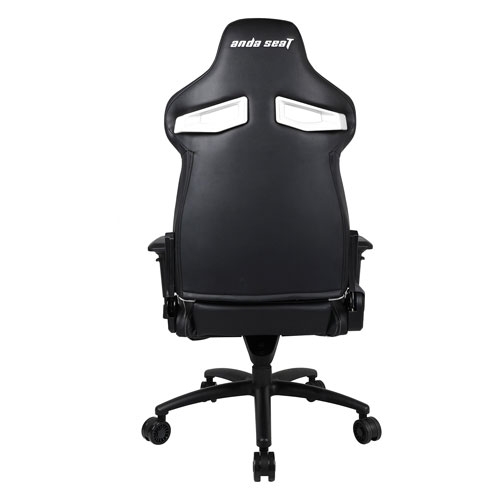 Andaseat Massive Series High-Back Ergonomic Design PVC Leather Gaming Chair With 4D Adjustable Armrests - Black/White | AD3XL-01-BW-PV