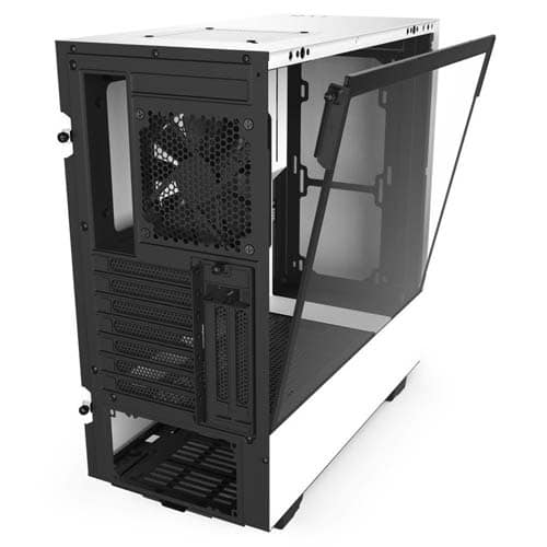 NZXT H510i Compact Mid-Tower with Lighting and Fan Control Computer Case - White | CA-H510i-W1