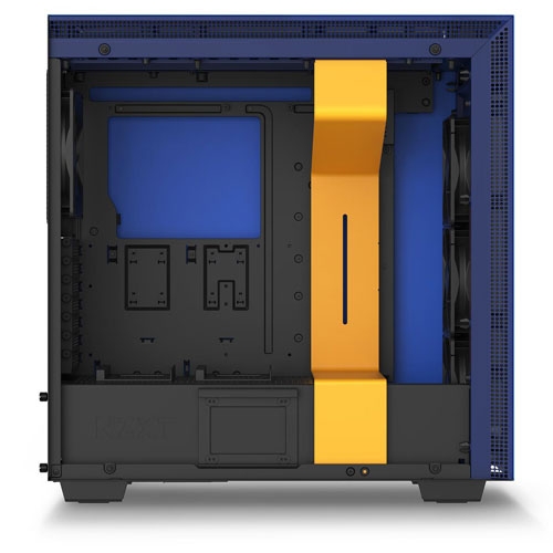 NZXT H700i Ninja Special Edition Mid-Tower Computer Case Blue / Yellow | CA-H700W-NJ