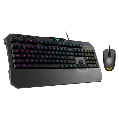 Asus - TUF CB01 - Wired - Gaming Mouse and Gaming Keyboard - Black