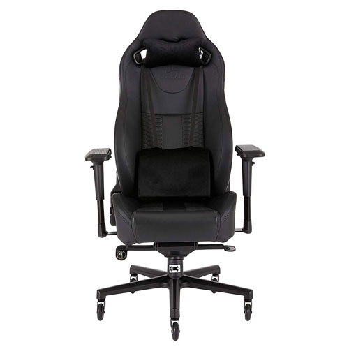 Corsair T2 Road Warrior Comfort Design Gaming Chair - Black | CF-9010006-WW