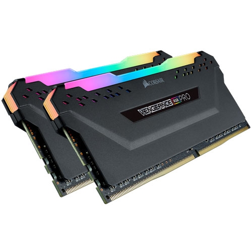 Corsair Vengeance RGB PRO 16GB (2x8GB) DDR4 DRAM 3600MHz C18 Memory Kit - Black | CMW16GX4M2C3600C18