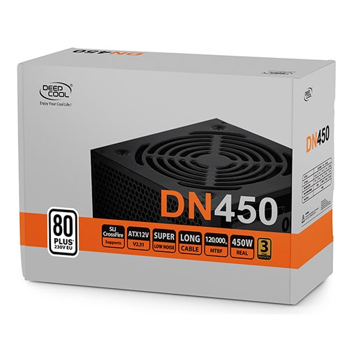 DeepCool DN450 450W 80 PLUS 230V EU Certified ATX Power Supply | DP-230EU-DN450