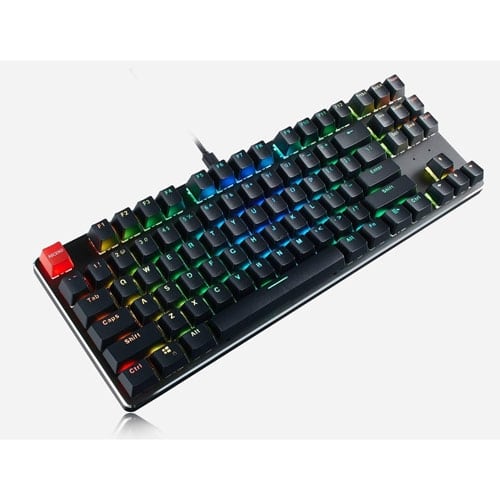 Glorious Modular Mechanical Gaming Keyboard, Tenkeyless TKL (87 Key), RGB LED Backlit, Brown Switches, Hot Swap Switches - Black | GMMK-TKL-RGB