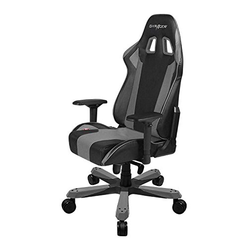 DXRacer OH/KS06/NG King Series Black and Gray Gaming Chair | OH/KS06/NG