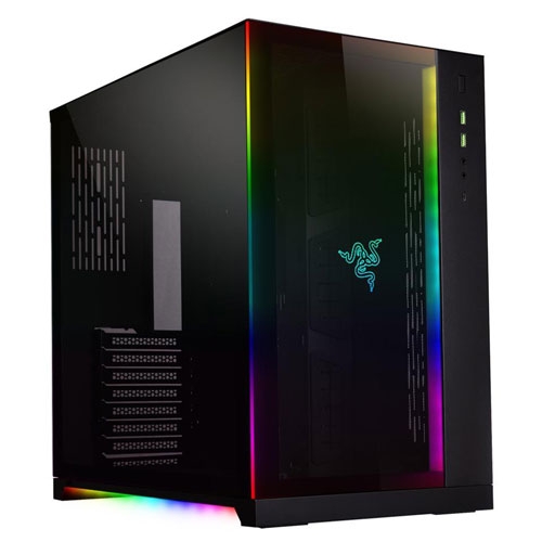 Lian Li PC-O11 Dynamic Razer Edition Black Tempered Glass SECC ATX Mid Tower Gaming Case