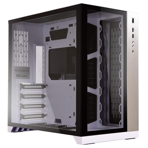 Lian Li PC-O11 Dynamic White Tempered glass SECC ATX Mid Tower Gaming Computer Case - Black / White | PC-O11DW