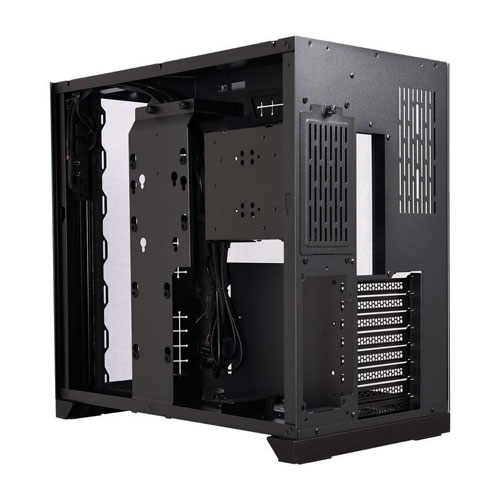 Lian Li PC-O11 Dynamic White Tempered glass SECC ATX Mid Tower Gaming Computer Case - Black | PC-O11DX