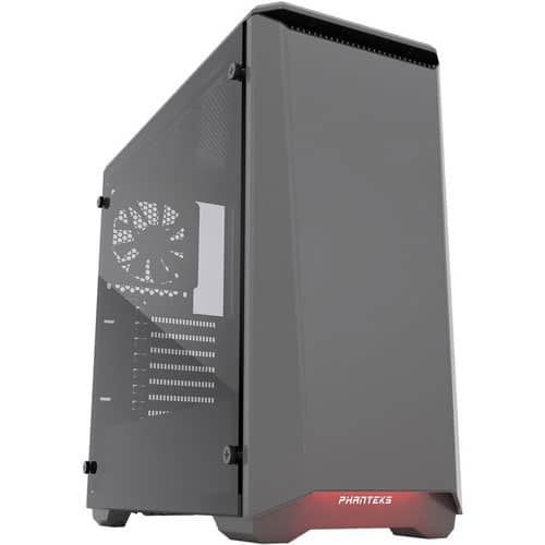 Phanteks Eclipse P400S Silent Edition Tempered Glass/Steel RGB ATX Mid Tower Computer Case - Anthracite Grey | PH-EC416PSTG_AG