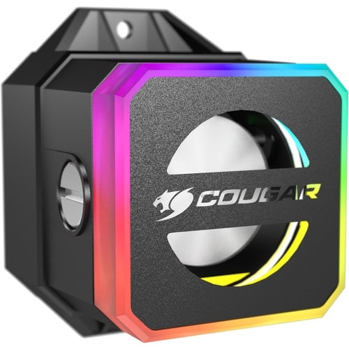 Cougar Helor (240) CPU Liquid Cooling with Addressable RGB, Core Box v2, Remote Controller with 2 Vortex Omega 120 mm Fans - Black | RL-HLR240-V1