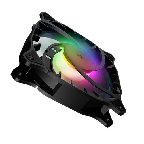 Cougar Helor (360) CPU Liquid Cooling with Addressable RGB, Core Box v2 and a Remote Controller, with 3 Vortex Omega 120 mm Fans - Black | RL-HLR360-V1