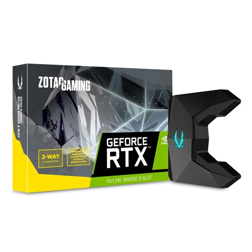 Zotac Gaming GeForce RTX 3-Slot NVLink Bridge with SPECTRA RGB LED | ZT-NVL0A-10L